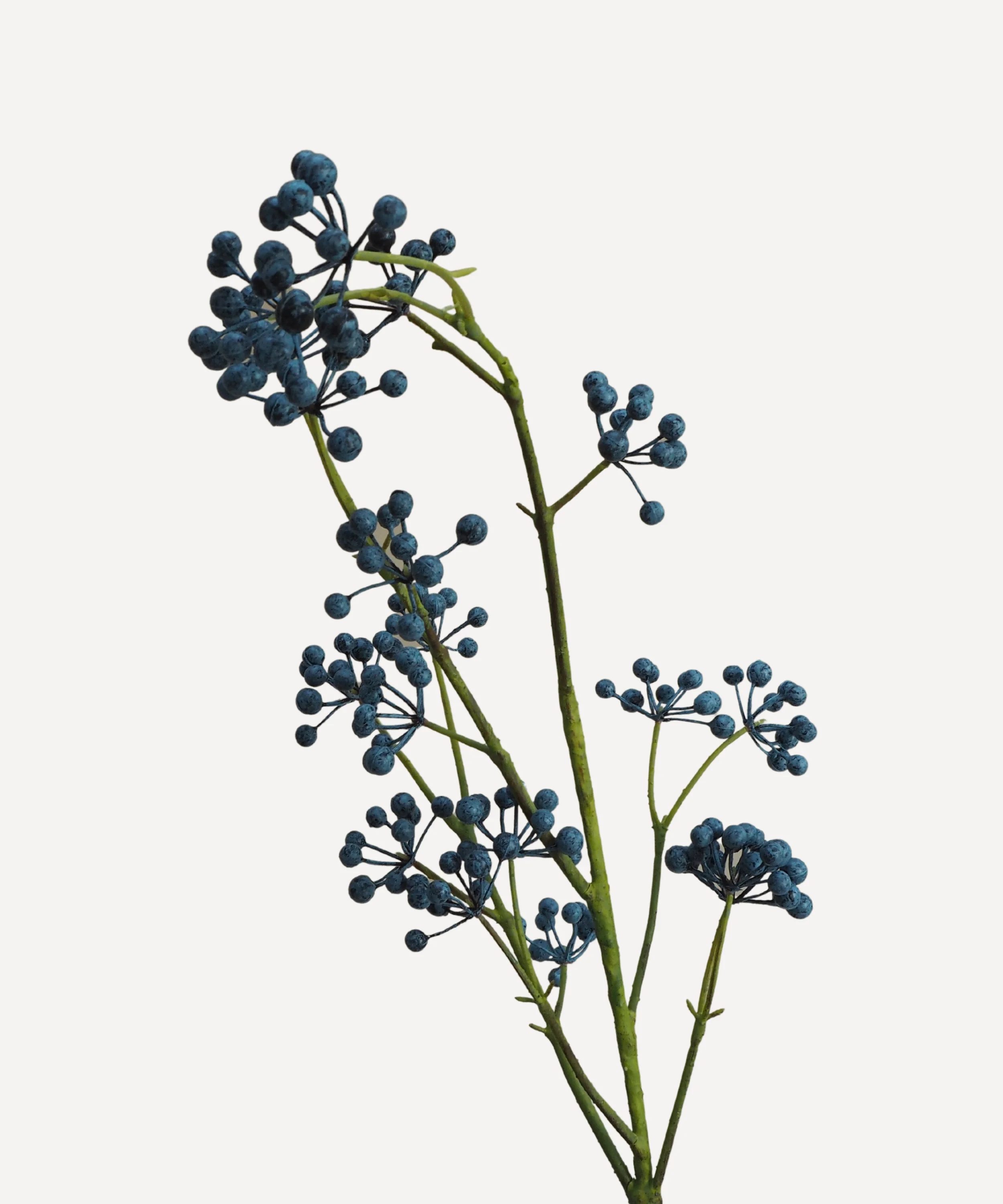 Berries - Faux Foliage Stems - Green, Blue, Red - Image 4