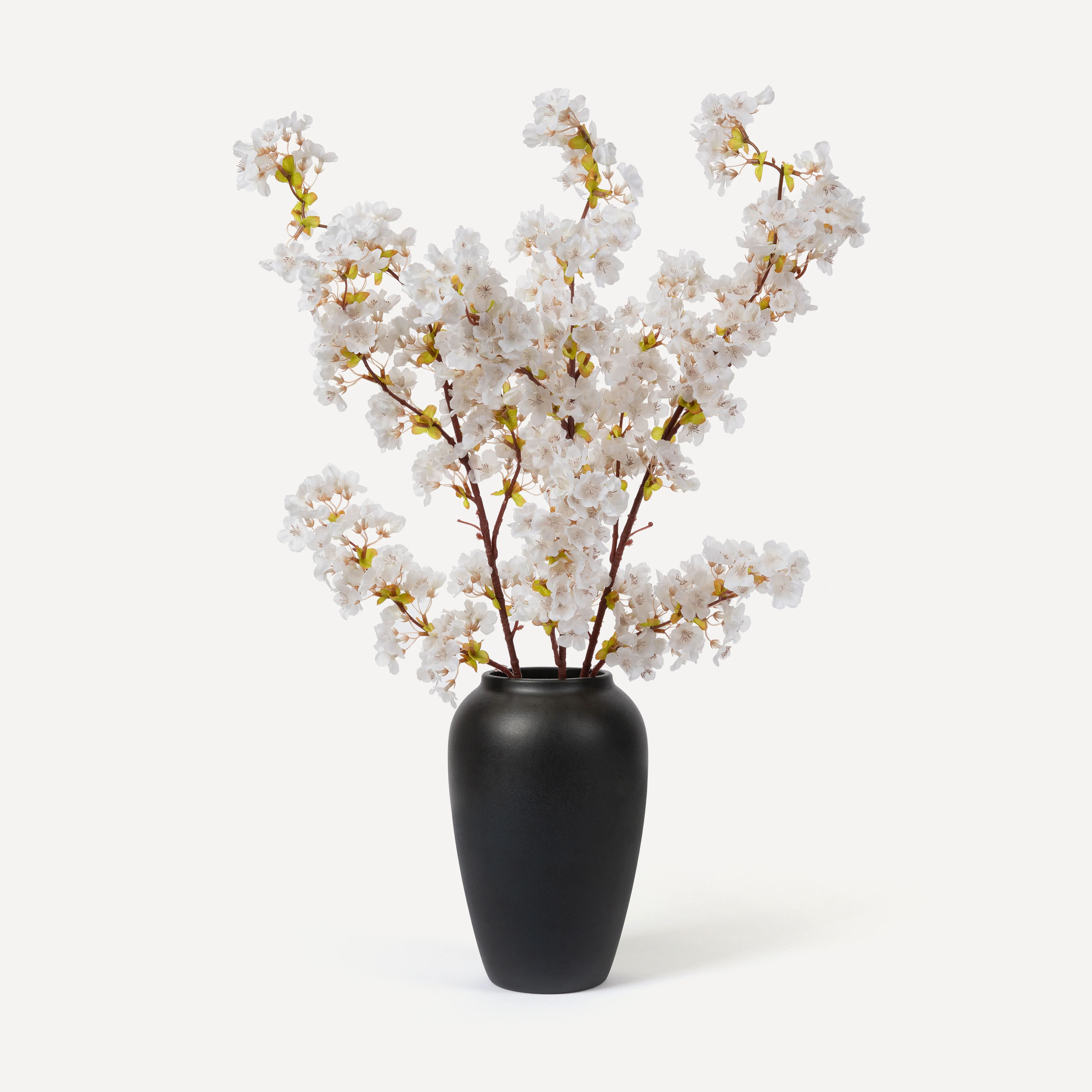 Cherry Blossoms - Faux Flower Stems - White Blush - Image 4