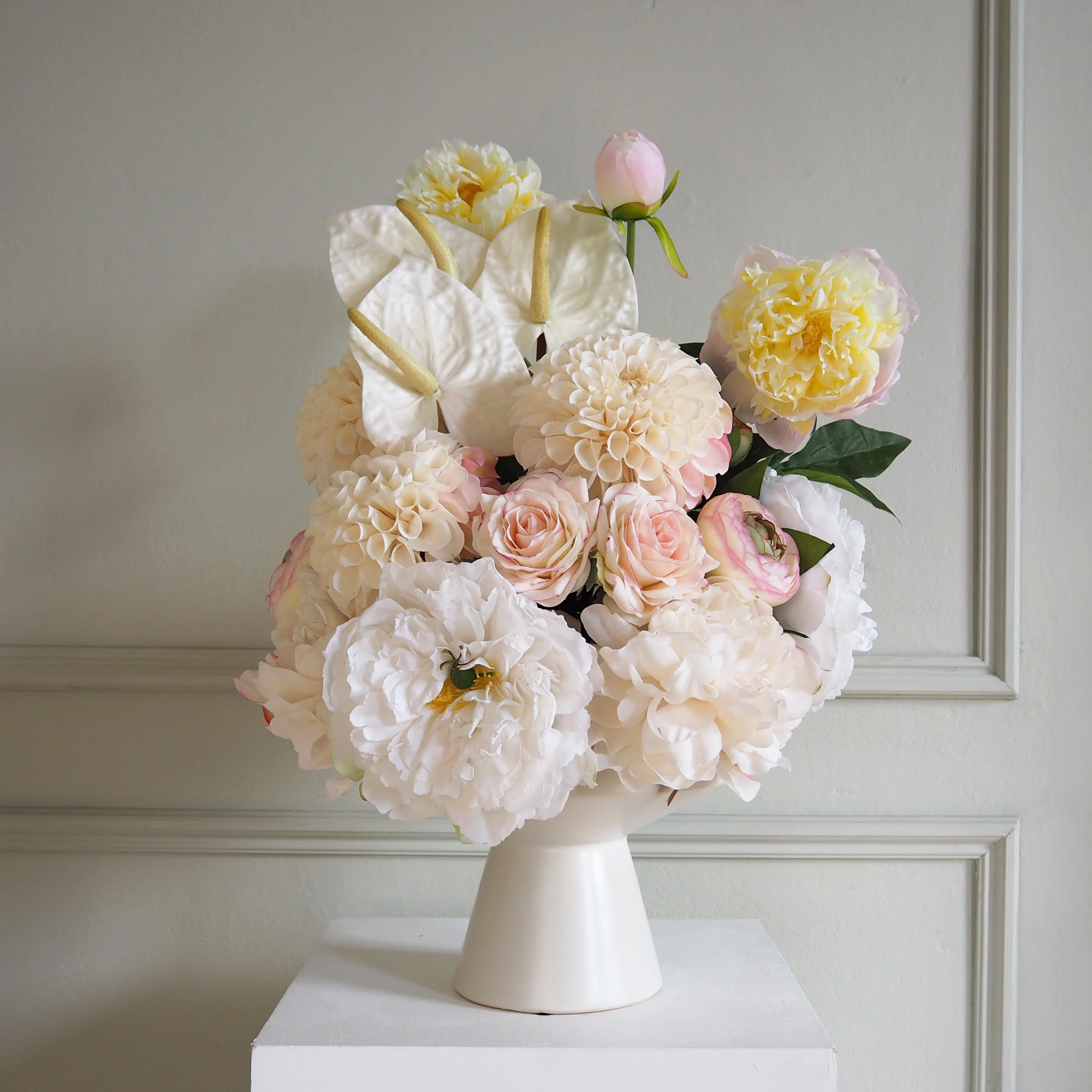 Large Arrangement for Hire - Faux Flower Arrangement & Vase - Image 17