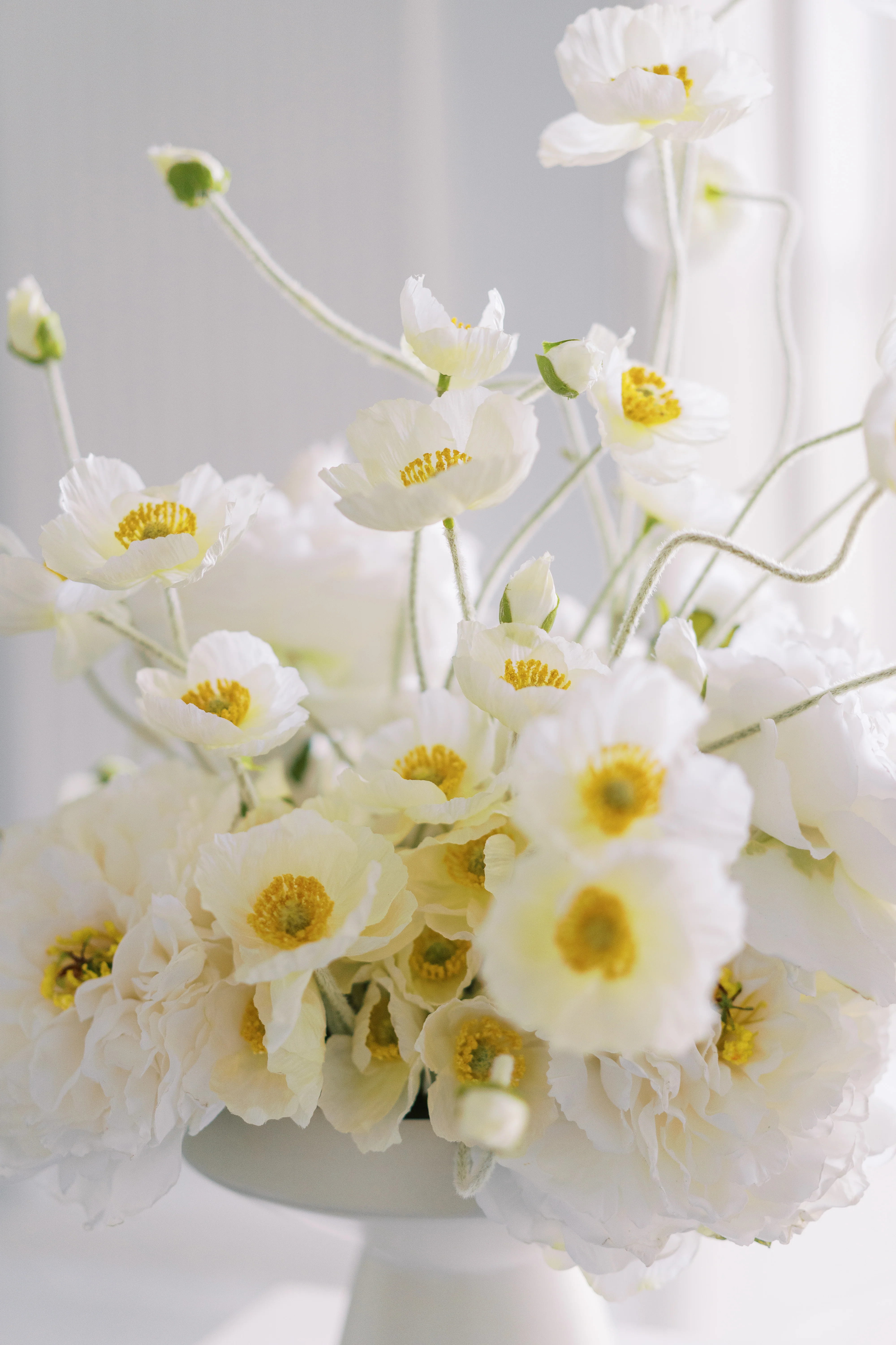 Large Arrangement for Hire - Faux Flower Arrangement & Vase - Image 4