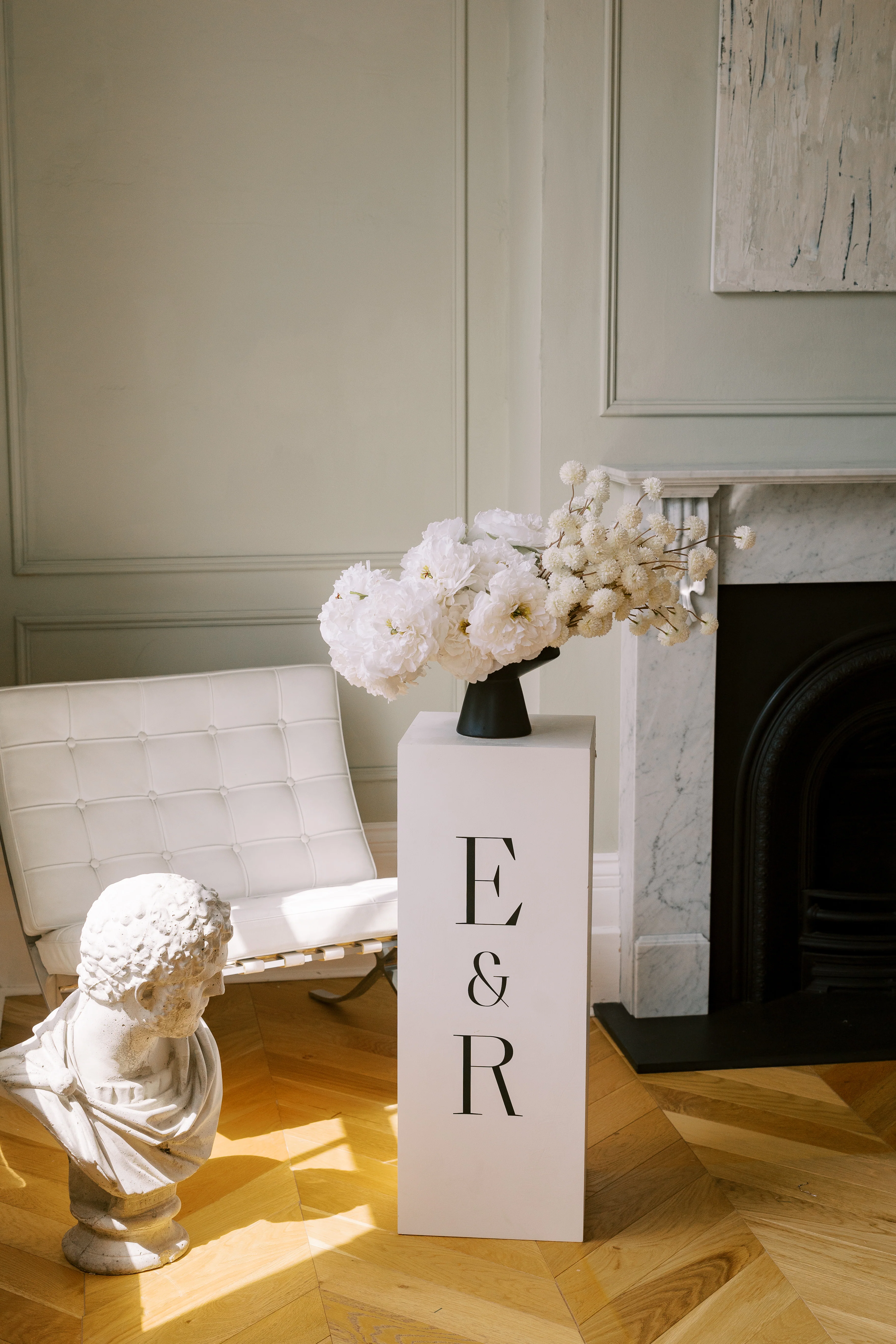 Large Arrangement for Hire - Faux Flower Arrangement & Vase - Image 8