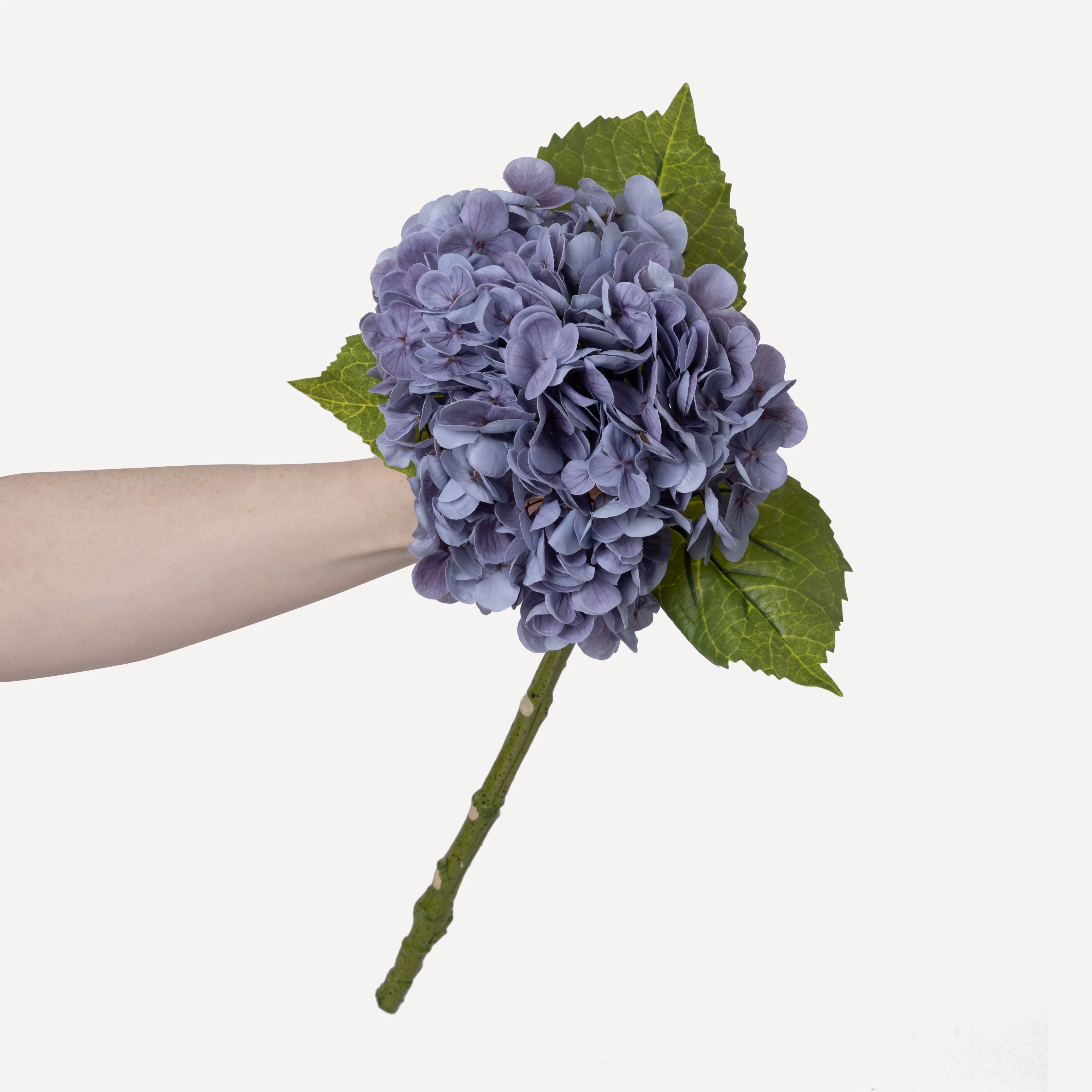 Hydrangeas - Faux Flower Stems - White, Light Green, Lavender, Blue, Green - Image 31
