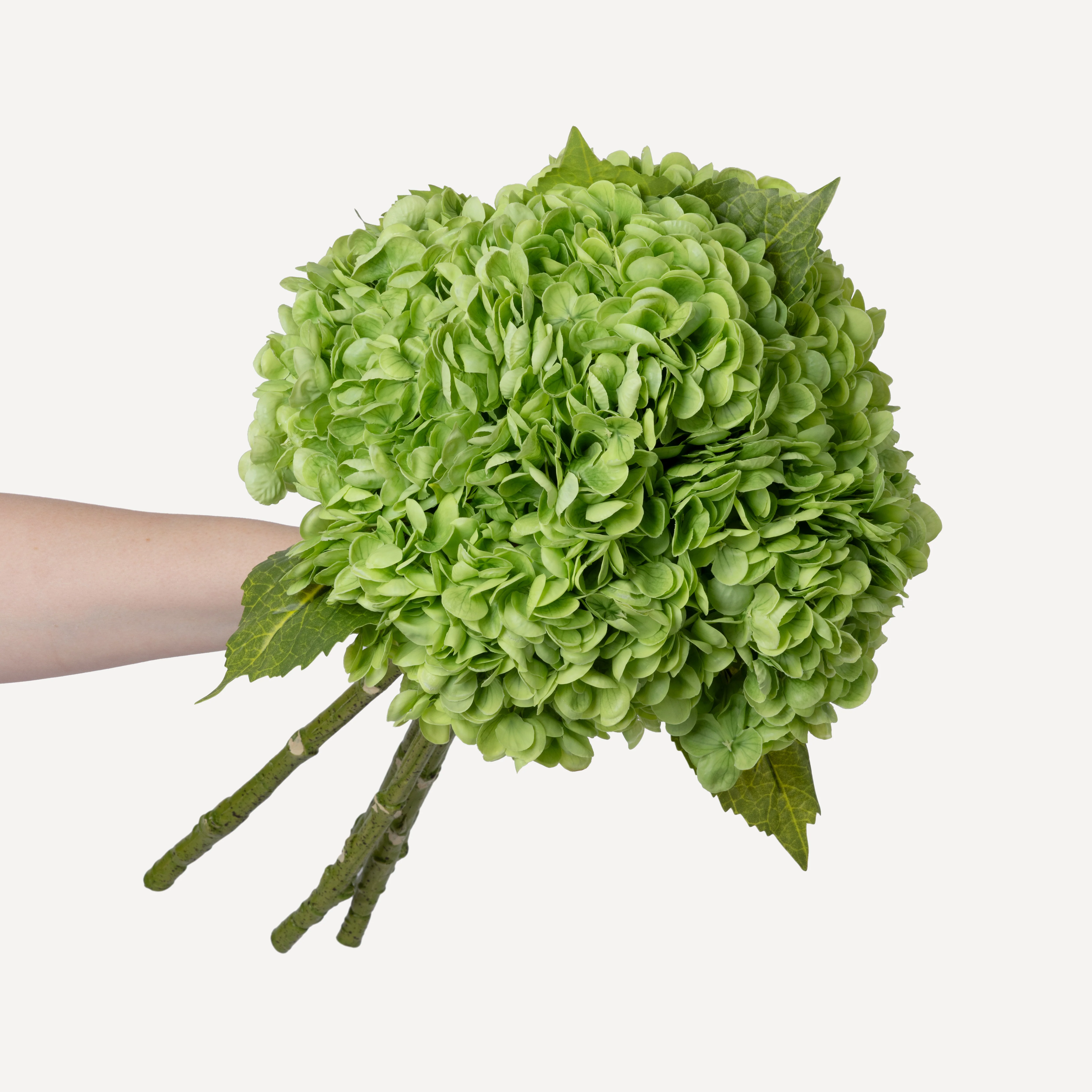 Hydrangeas - Faux Flower Stems - White, Light Green, Lavender, Blue, Green - Image 33