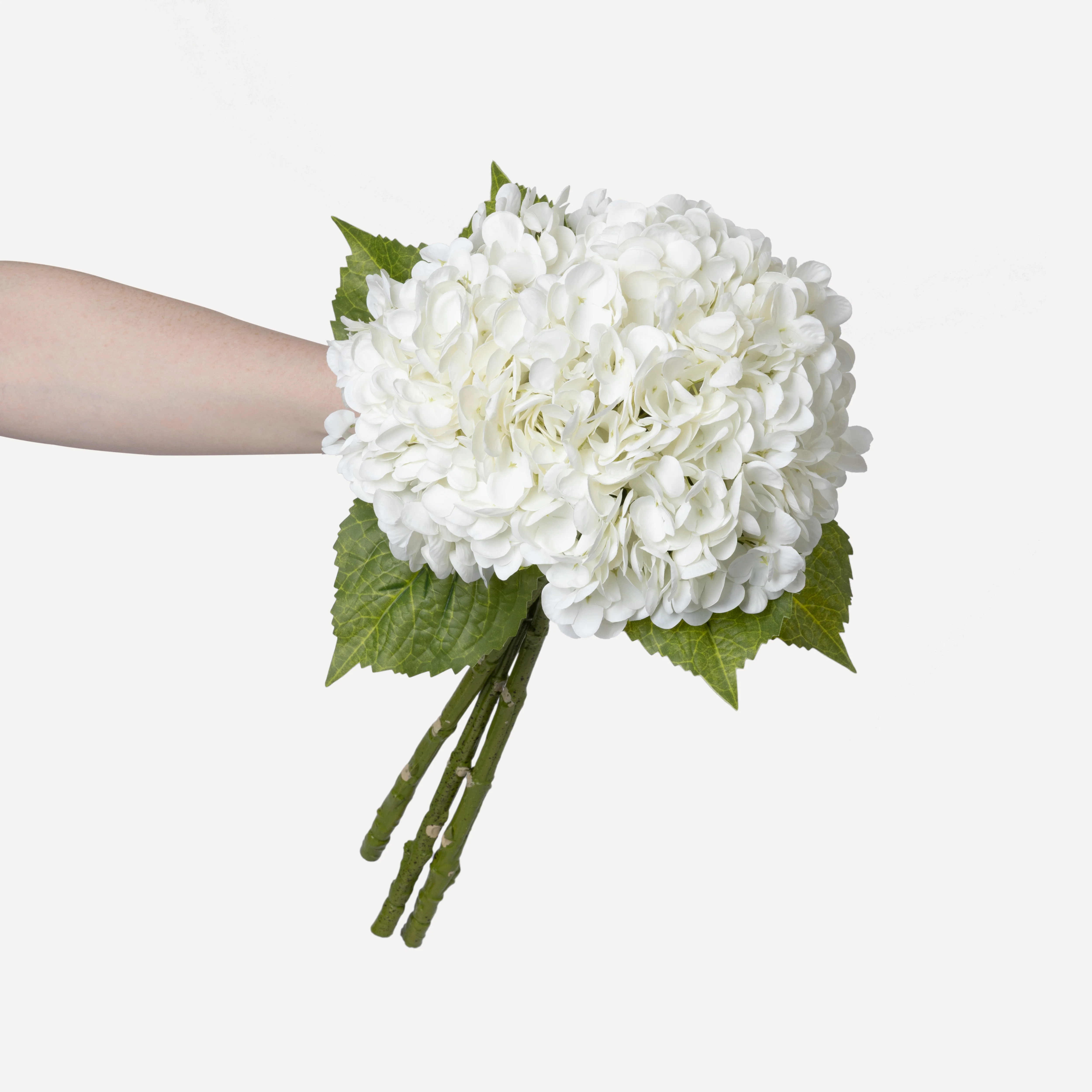 Hydrangeas - Faux Flower Stems - White, Light Green, Lavender, Blue, Green - Image 38