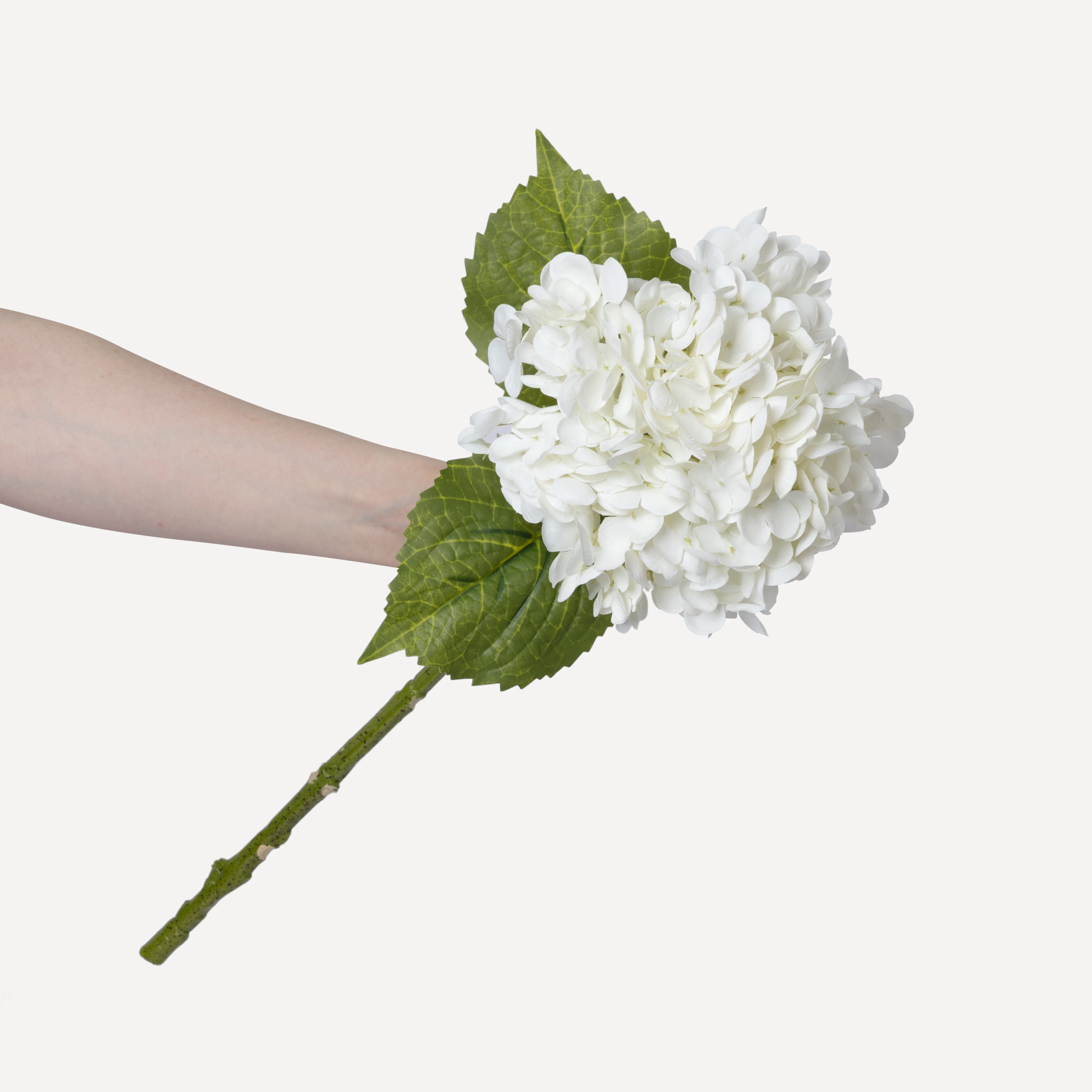 Hydrangeas - Faux Flower Stems - White, Light Green, Lavender, Blue, Green - Image 39