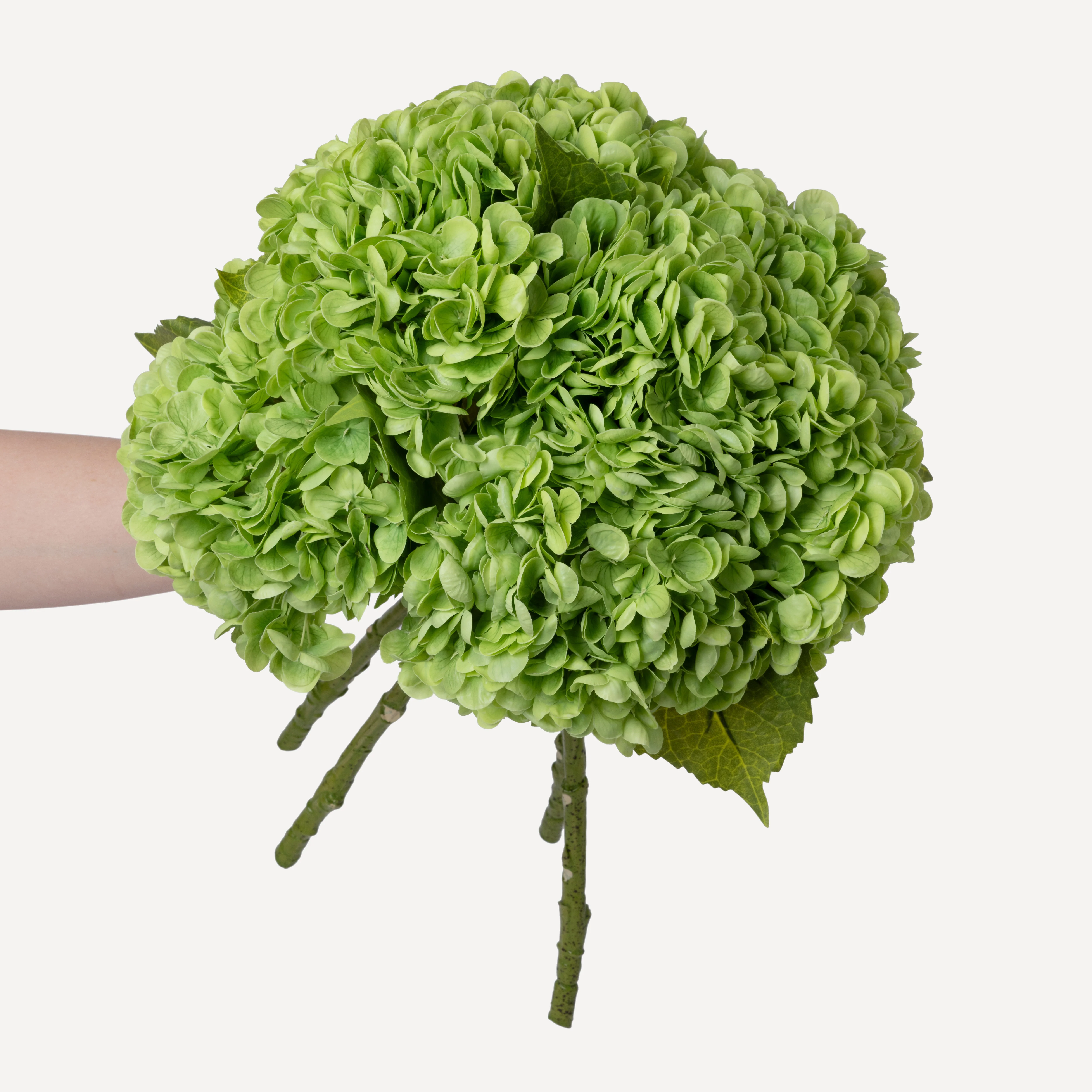 Hydrangeas - Faux Flower Stems - White, Light Green, Lavender, Blue, Green - Image 6
