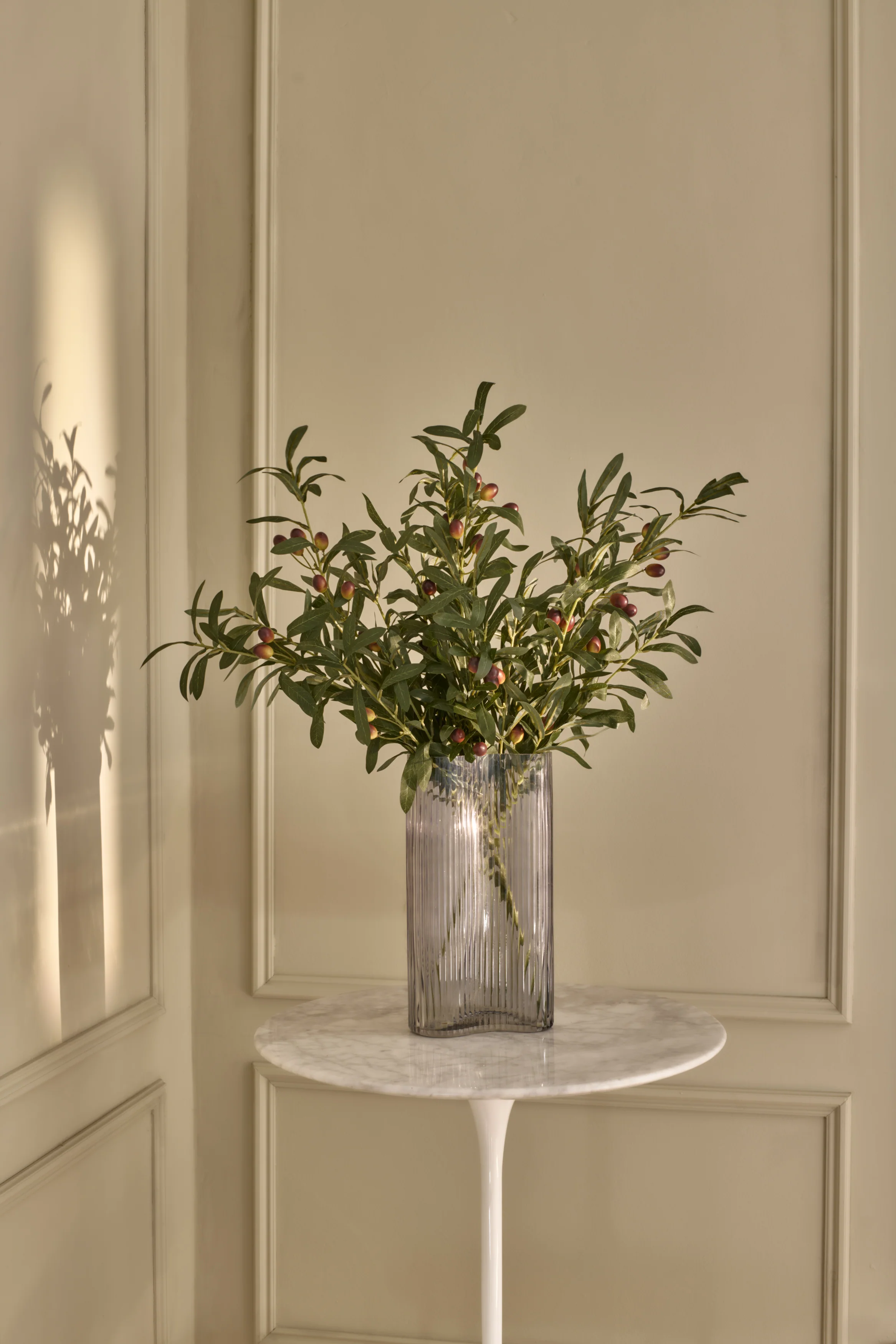 Olive Branches - Faux Foliage Stems - Tea, Forest - Image 3