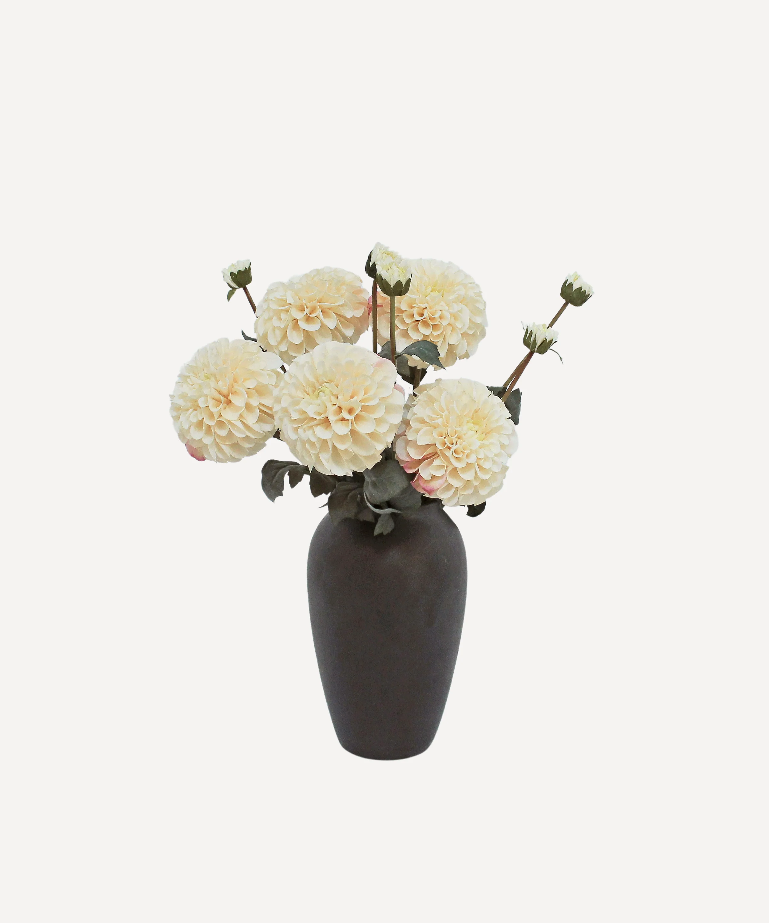 Pom Pom Dahlias - Faux Flower Stems - Blush Red, Soft Purple, Red, Cream - Image 20