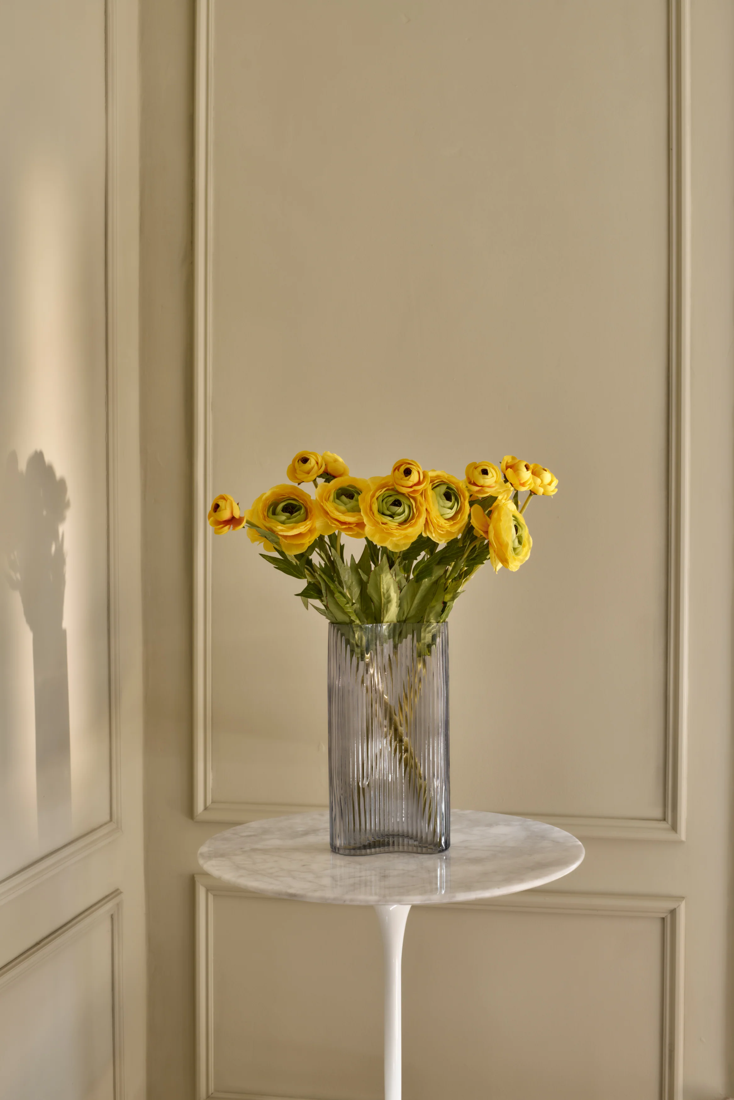 Ranunculus - Faux Flower Stems - Blush, Cream, White, Yellow, Green - Image 5