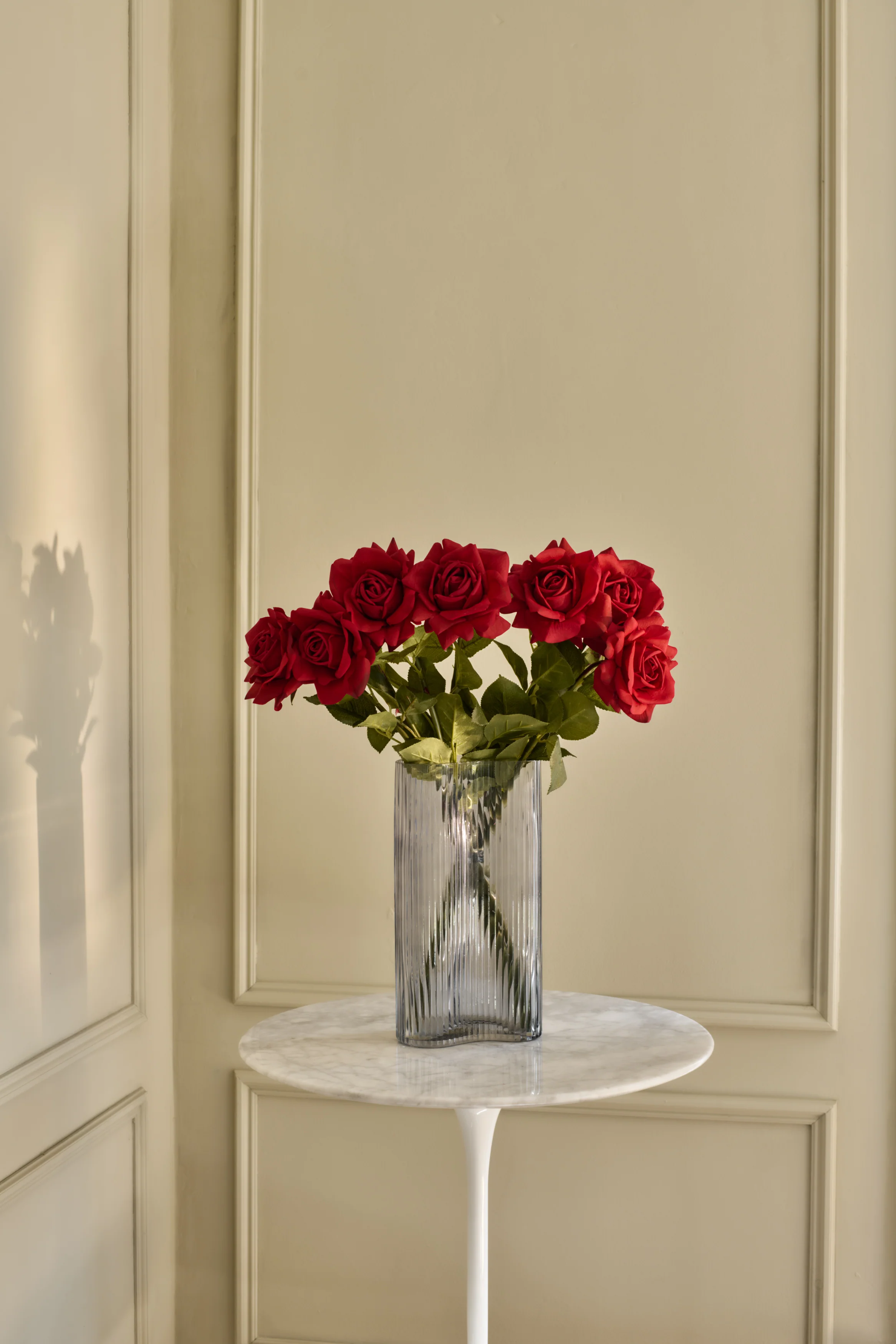 XL Roses - Faux Flower Stems - Red, Peach, White & Pink - Image 4