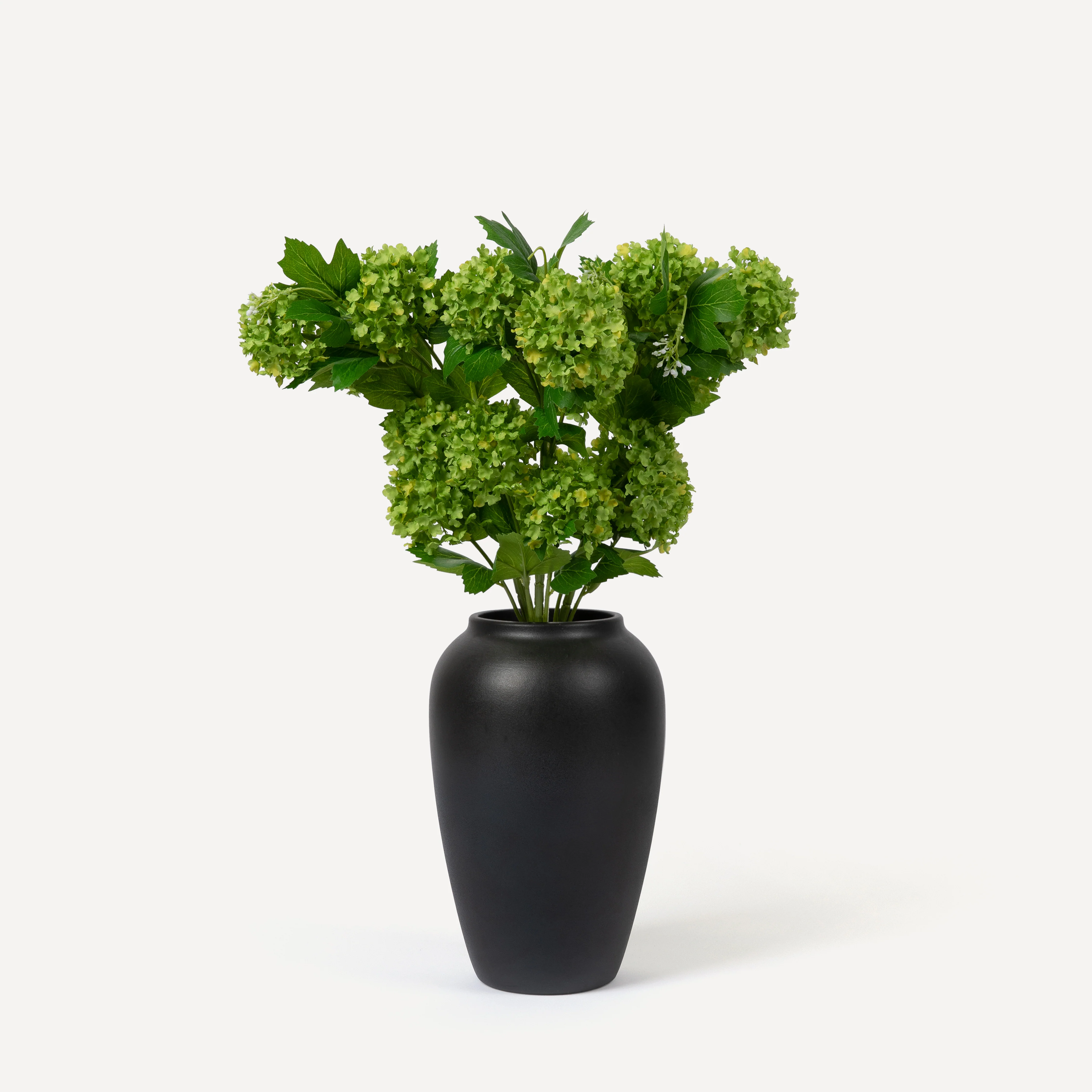 Small Hydrangeas - Faux Flower Stems - Green, Light Green, White - Image 11