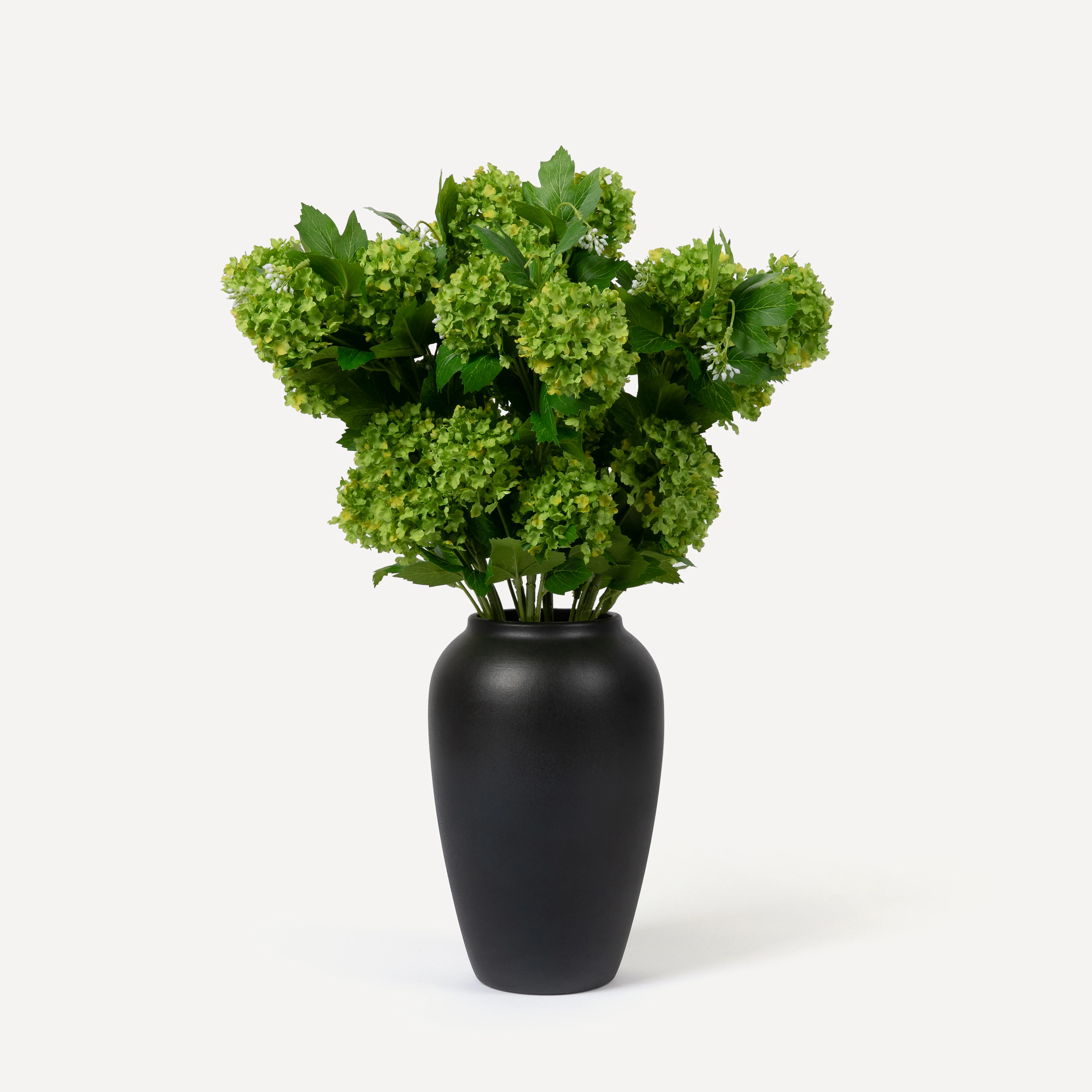 Small Hydrangeas - Faux Flower Stems - Green, Light Green, White - Image 12