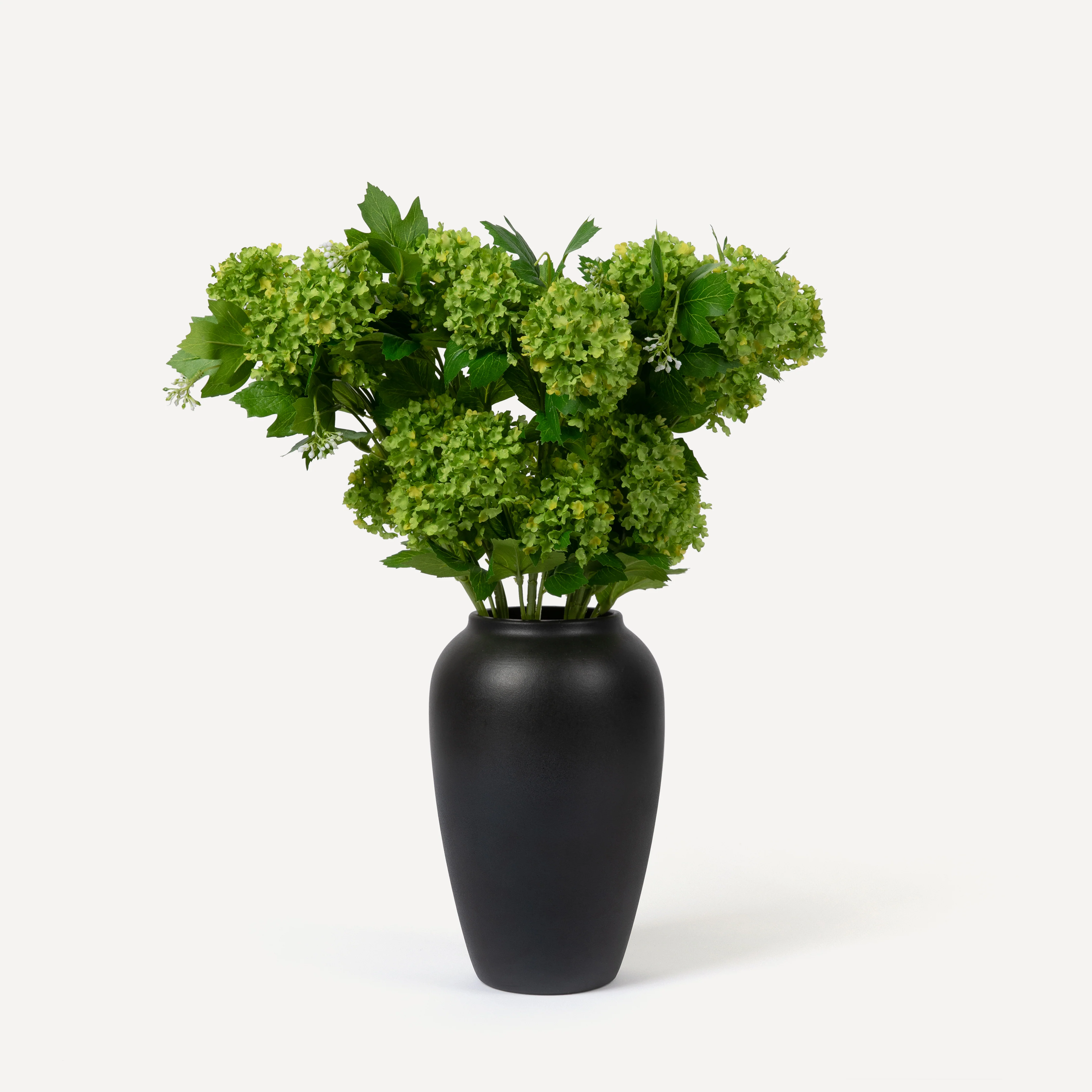 Small Hydrangeas - Faux Flower Stems - Green, Light Green, White - Image 13