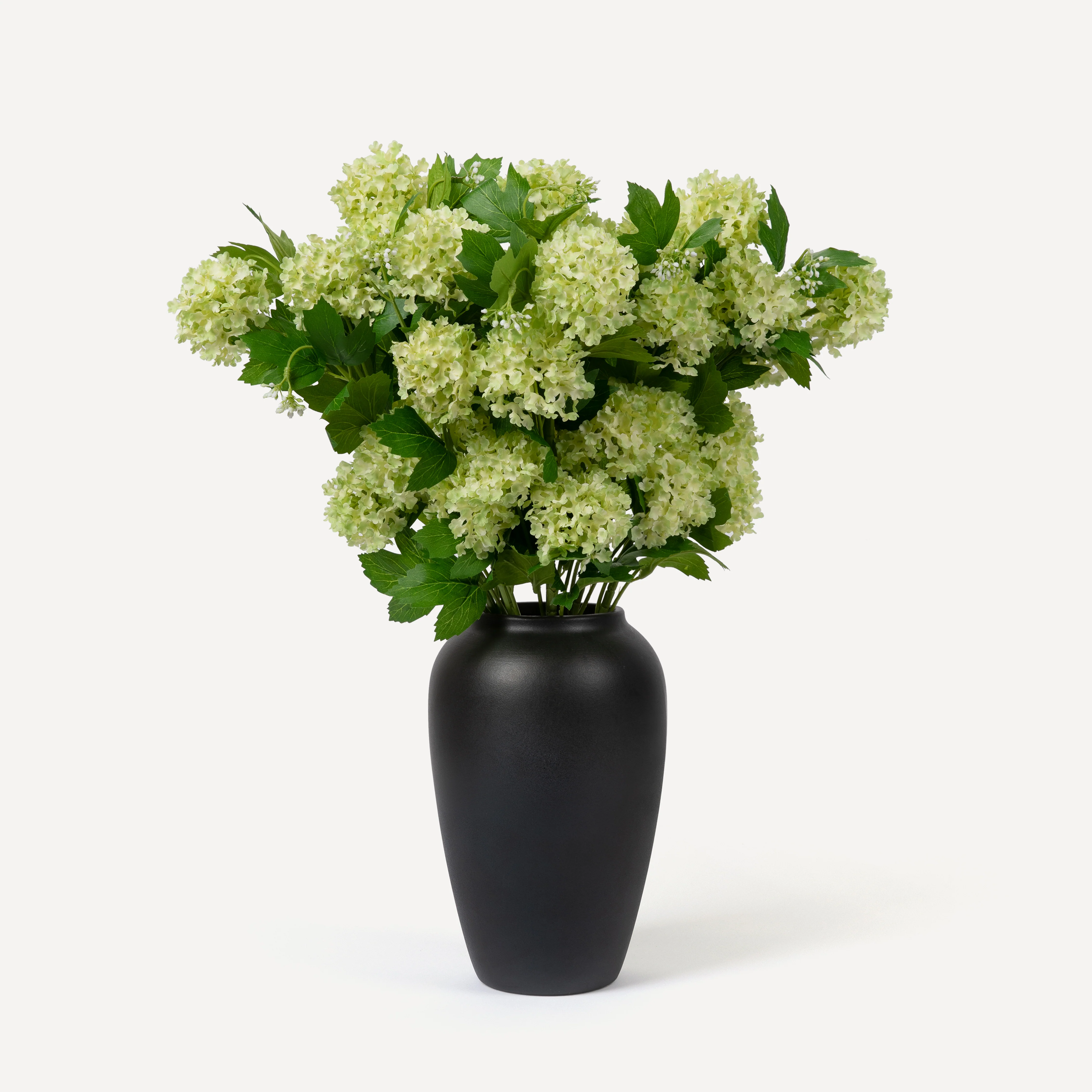 Small Hydrangeas - Faux Flower Stems - Green, Light Green, White - Image 5