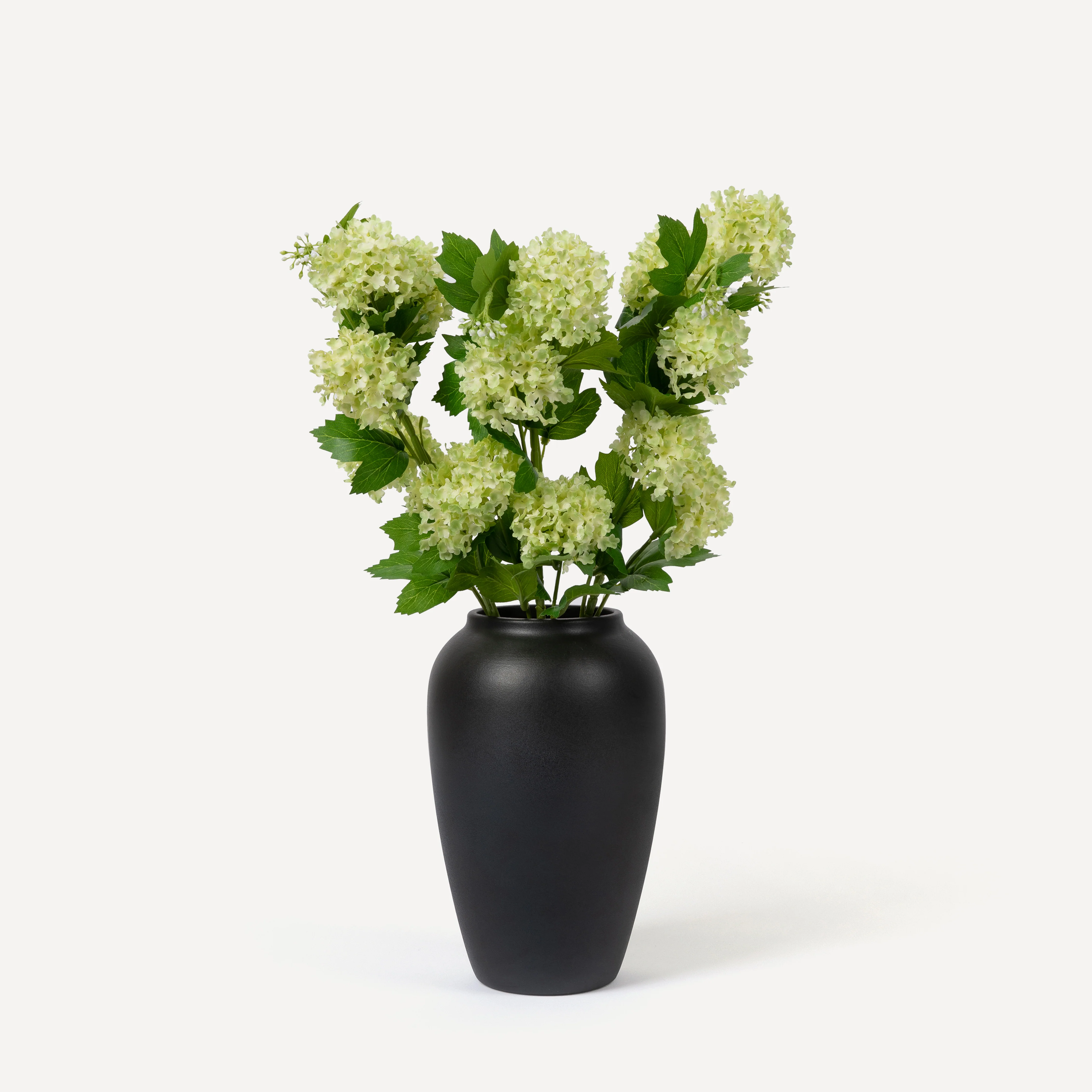 Small Hydrangeas - Faux Flower Stems - Green, Light Green, White - Image 8