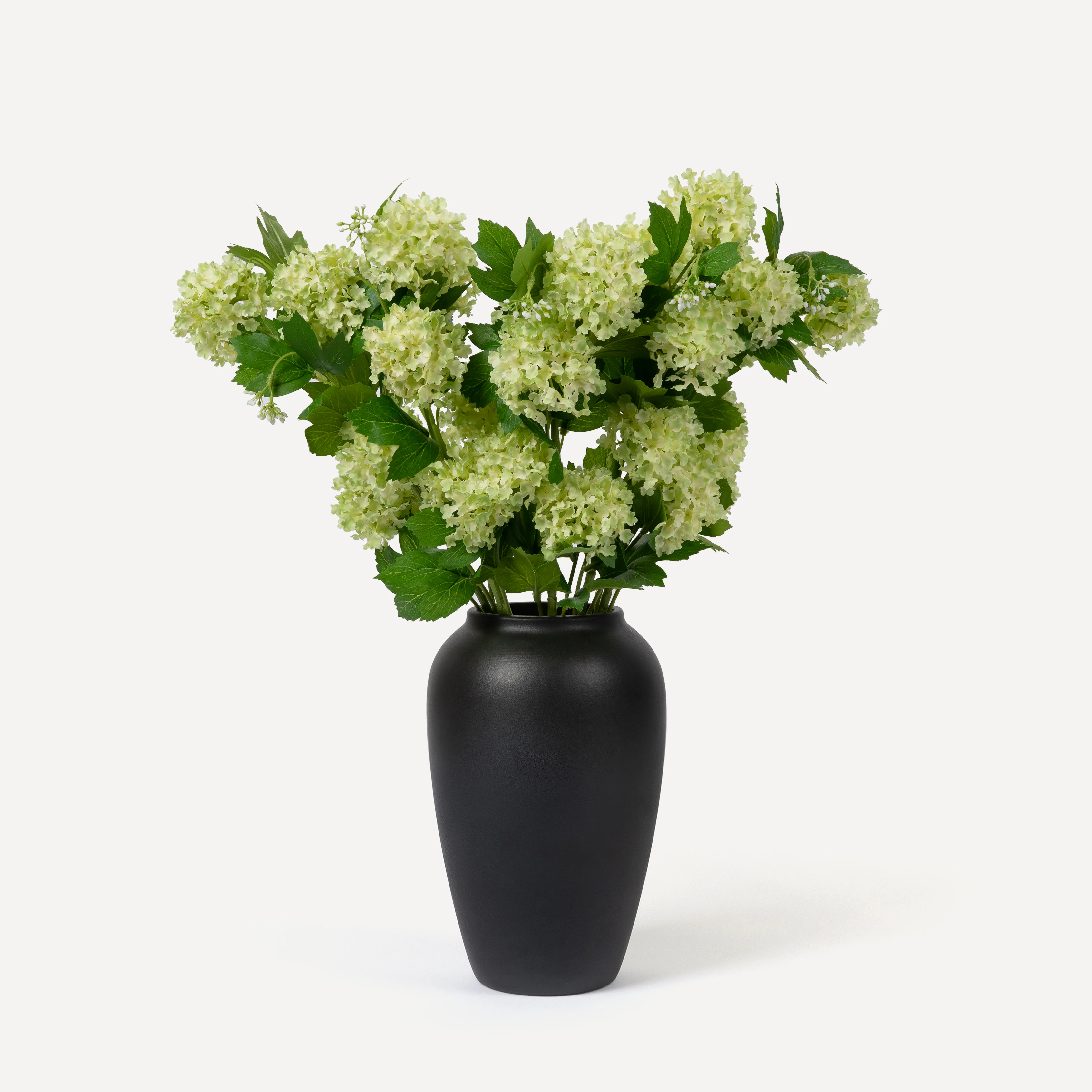 Small Hydrangeas - Faux Flower Stems - Green, Light Green, White - Image 9