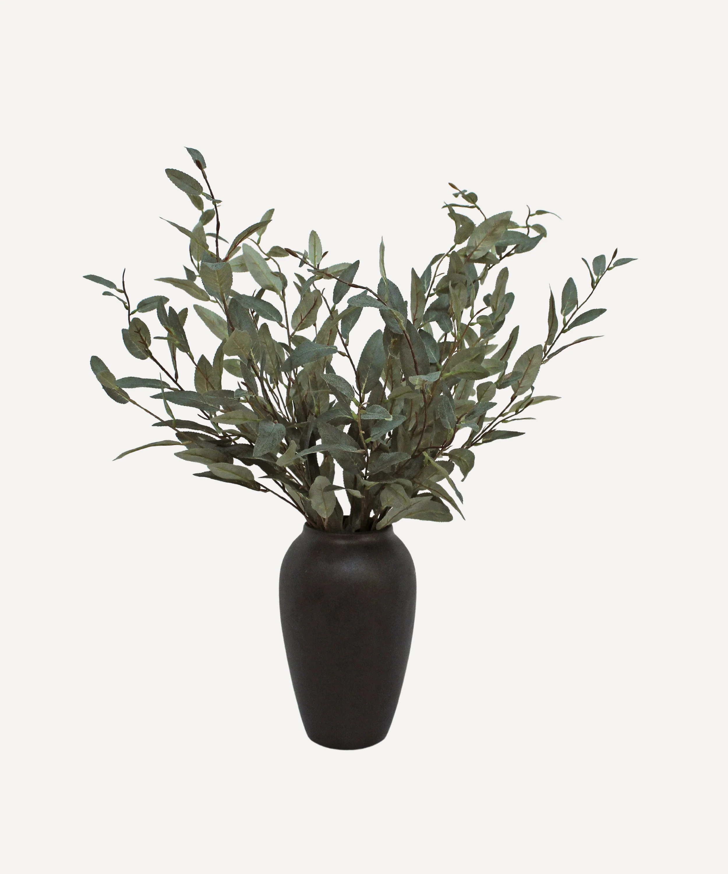 Willow Eucalyptus - Faux Foliage Stems - Purple, Green, Auburn - Image 11