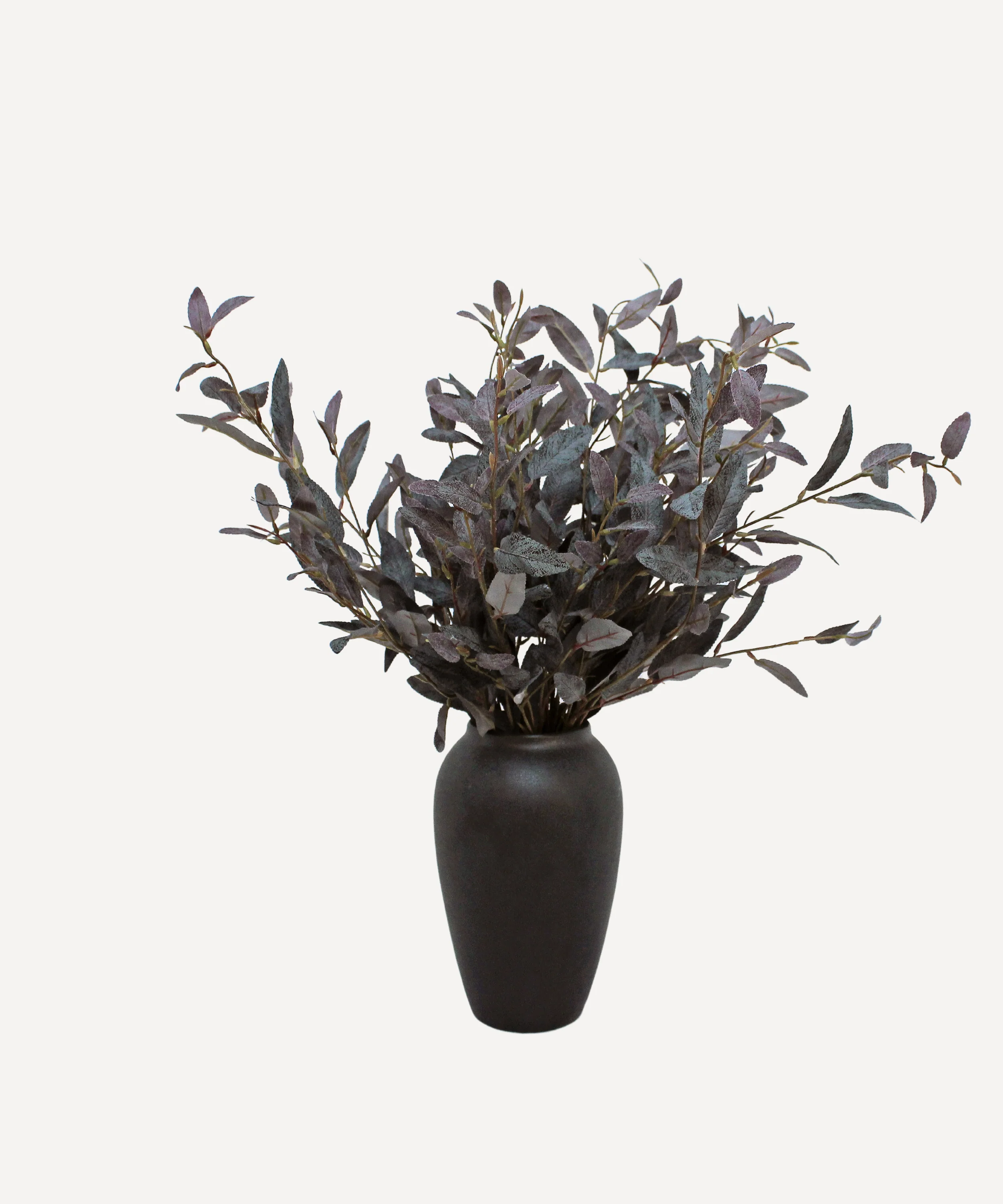 Willow Eucalyptus - Faux Foliage Stems - Purple, Green, Auburn - Image 3