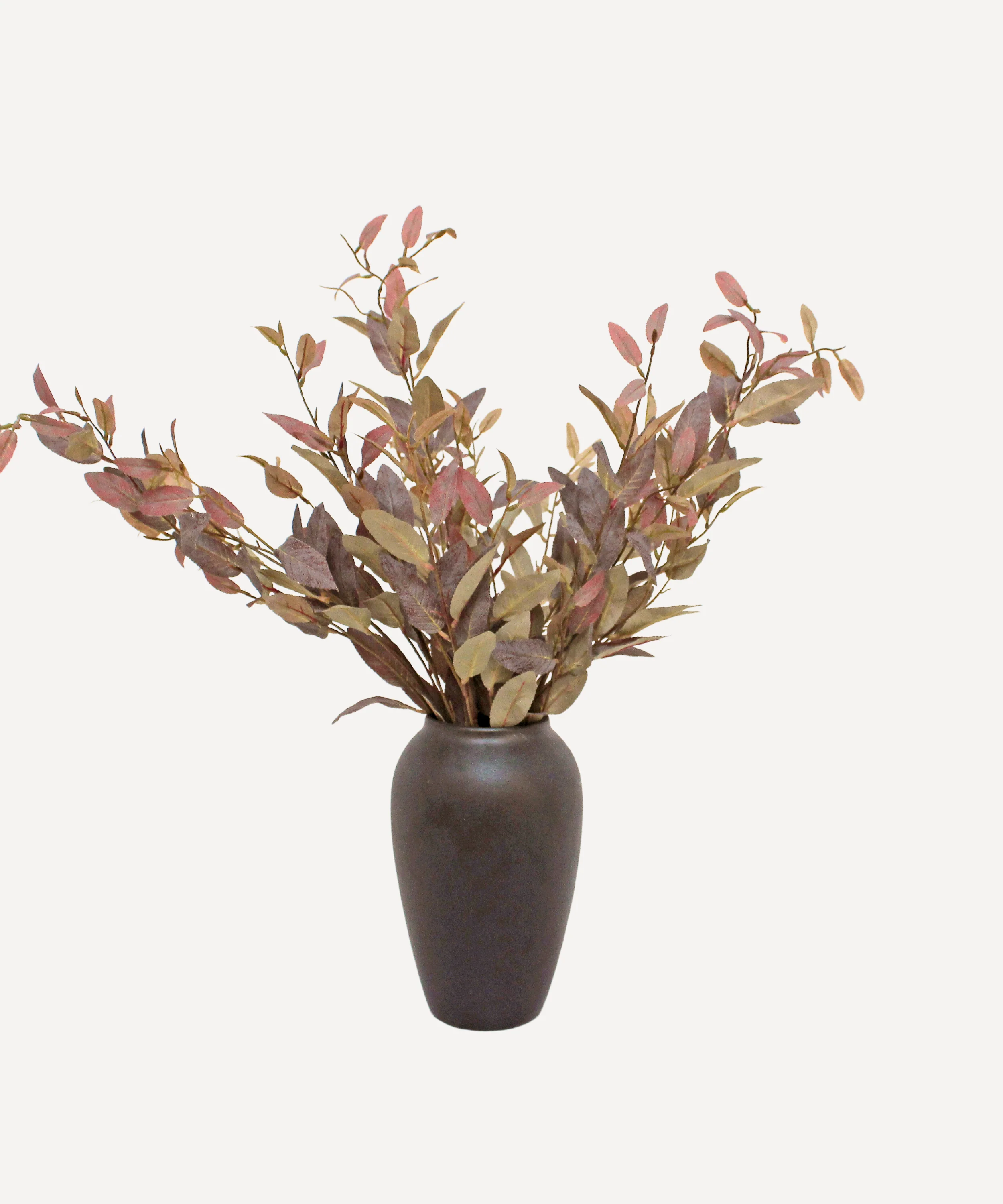 Willow Eucalyptus - Faux Foliage Stems - Purple, Green, Auburn - Image 5