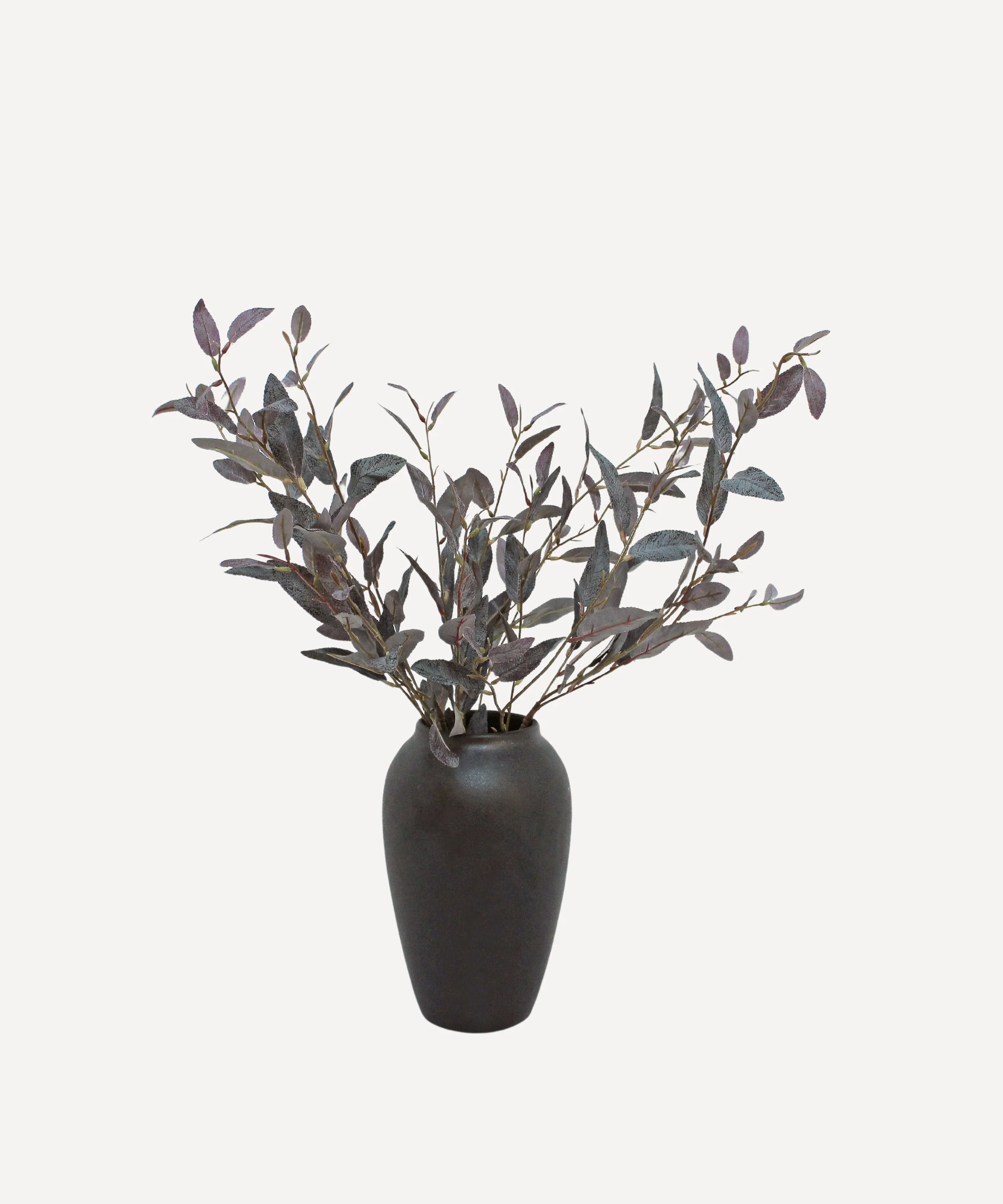 Willow Eucalyptus - Faux Foliage Stems - Purple, Green, Auburn - Image 6
