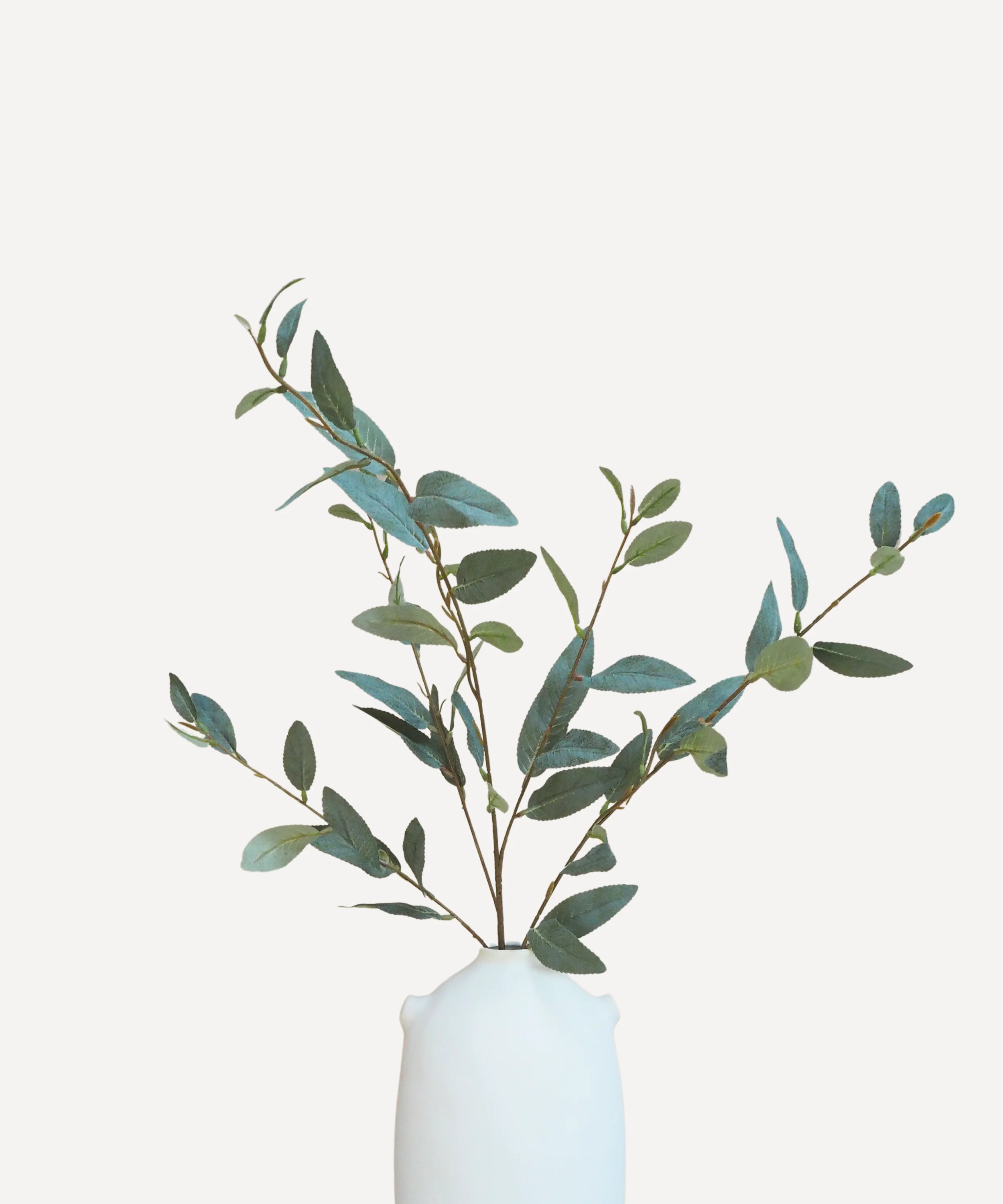 Willow Eucalyptus - Faux Foliage Stems - Purple, Green, Auburn - Image 8